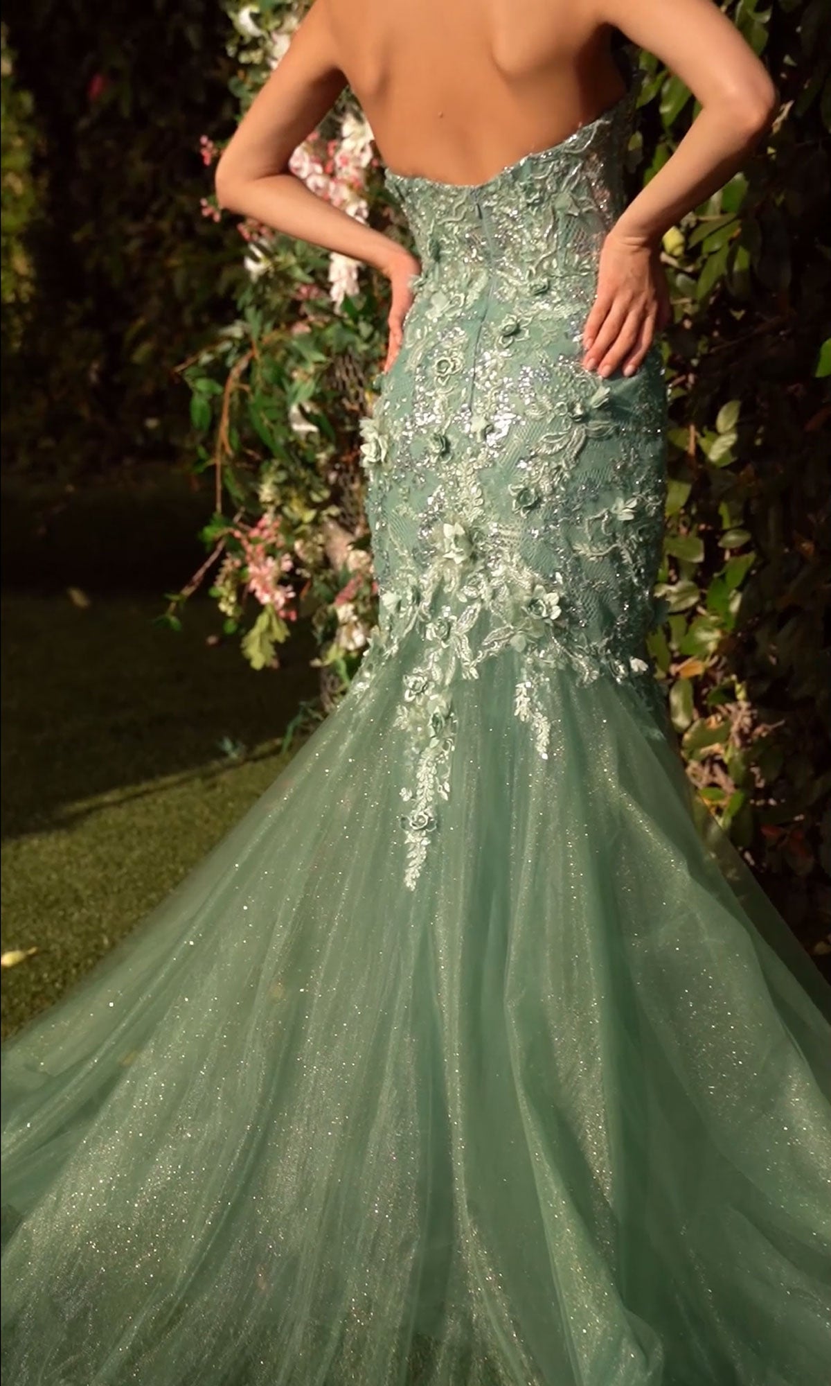 Andrea and Leo MA101 Prom Dress - Smoky Blue | NewYorkDress Andrea and Leo MA101 Prom Dress - Smoky Blue | NewYorkDress