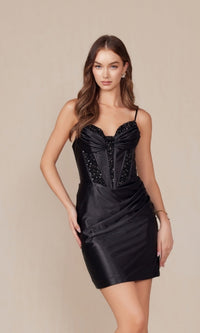 Black Nox Anabel Short Party Dress r947