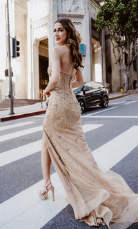 Amelia Couture Long Formal Dress SU091