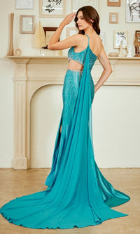 Amelia Couture Long Prom Dress SU097
