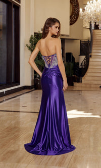 Nox Anabel Long Prom Dress t1854 - Image