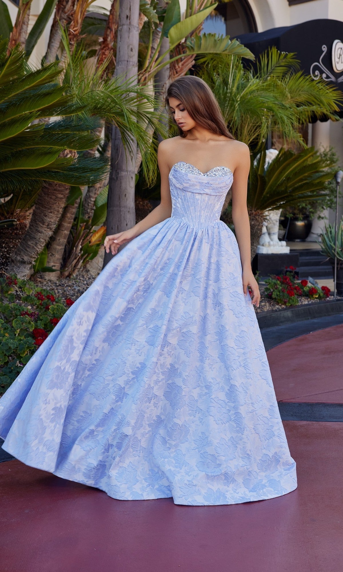 Lilac Nox Anabel Long Prom Dress t1912 - Image