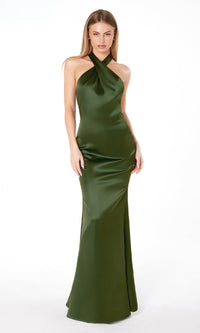 Olive Astee Long Formal Dress T2005