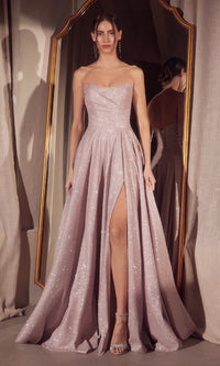 Light Pink Amoris Long Prom Dress T701