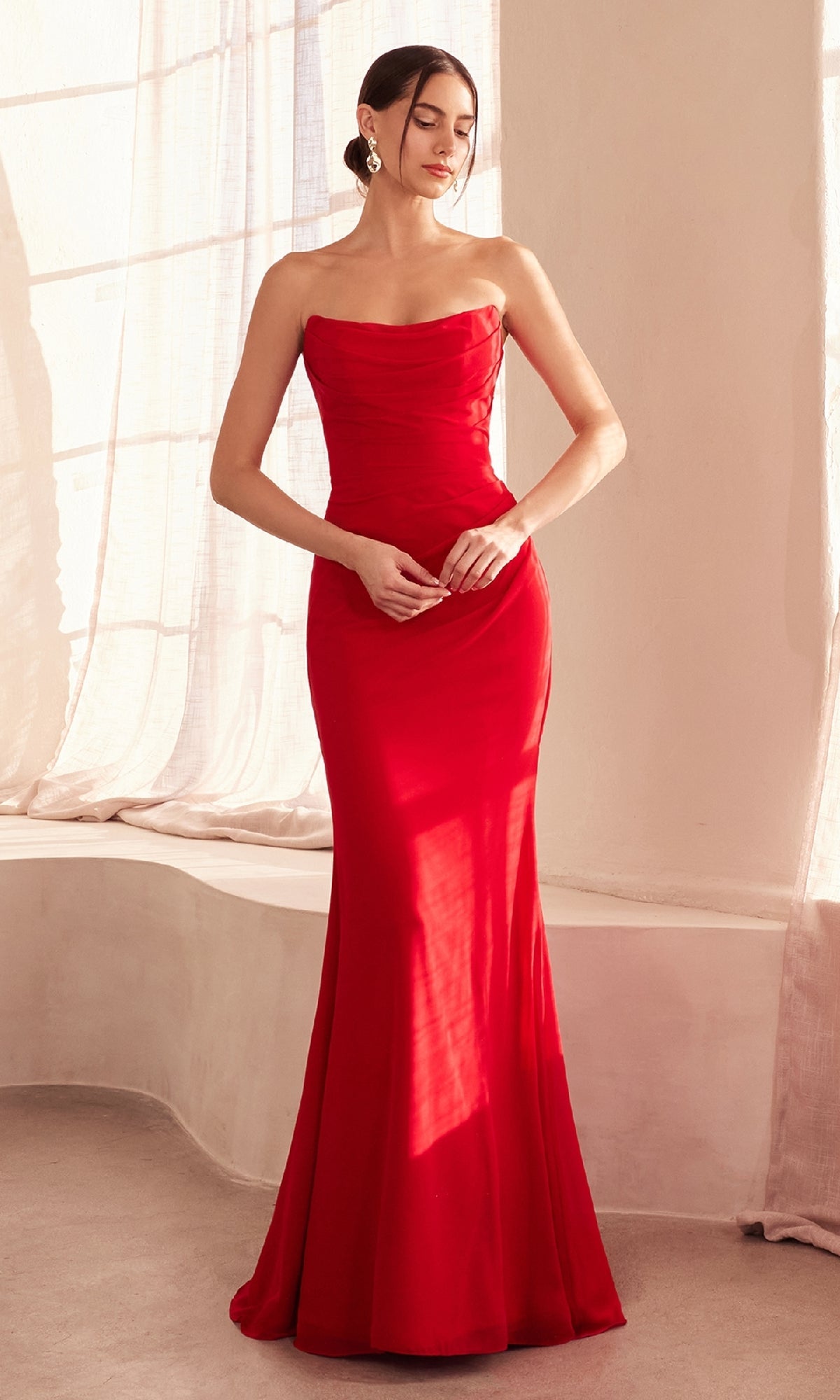 Red Amoris Long Prom Dress T702