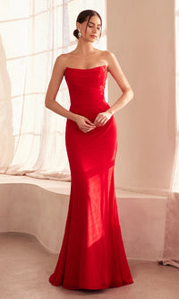 Red Amoris Long Prom Dress T702