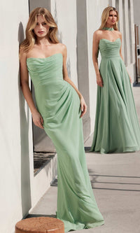 Sage Amoris Long Prom Dress T702