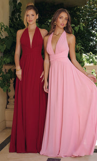 Amoris Long Formal Dress T715 - Image