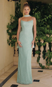 Sage Amoris Long Prom Dress T725