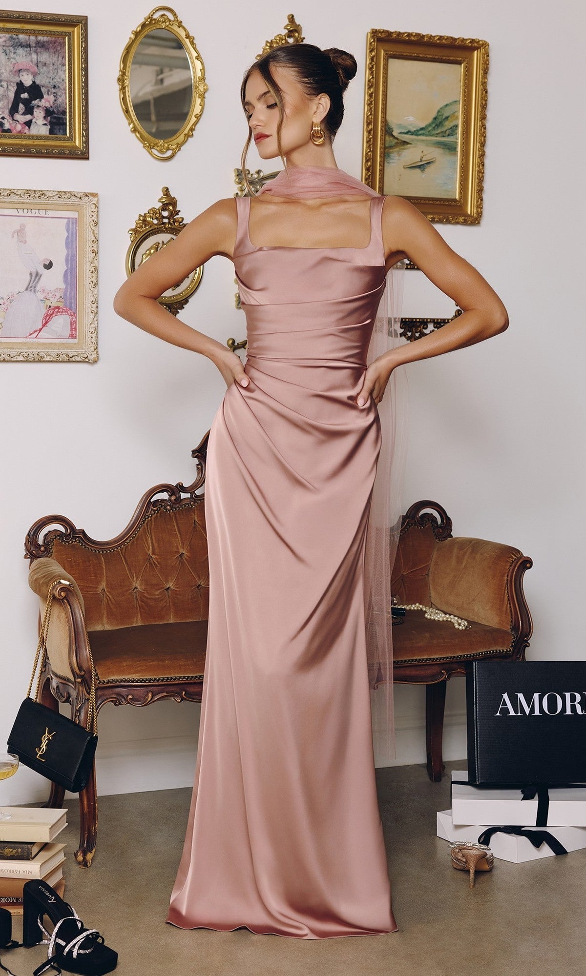 Amoris Long Prom Dress t729 - Image