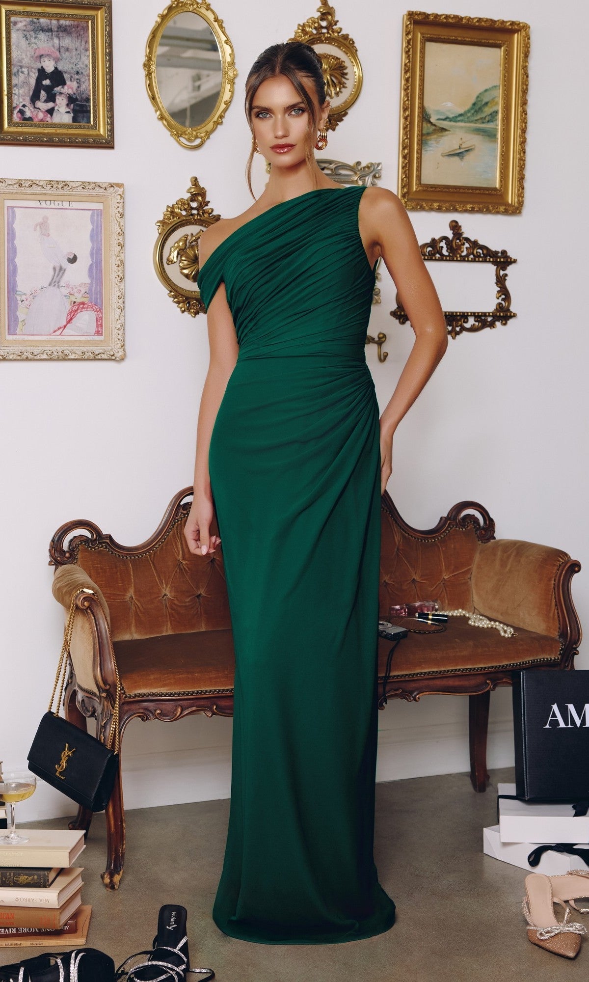 Emerald Amoris Long Formal Dress T730 - Image