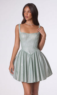 Sage Amoris Short Party Dress T738