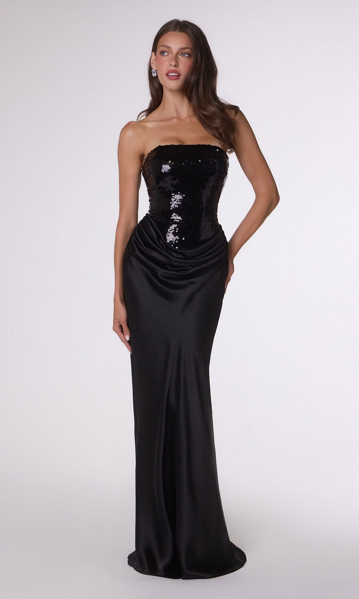 Black Amoris Long Prom Dress T744