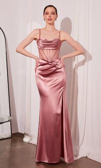 Rose Ladivine Long Formal Dress t812