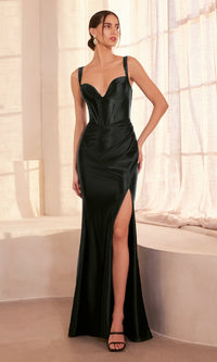 Black Ladivine Long Formal Dress t813