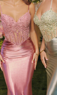 Amoris Long Formal Dress T819 - Image