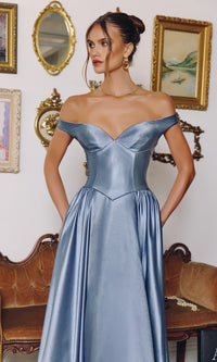 Amoris Long Formal Dress T821 - Image