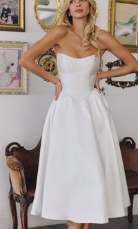 Amoris Long Formal Dress T822W - Image
