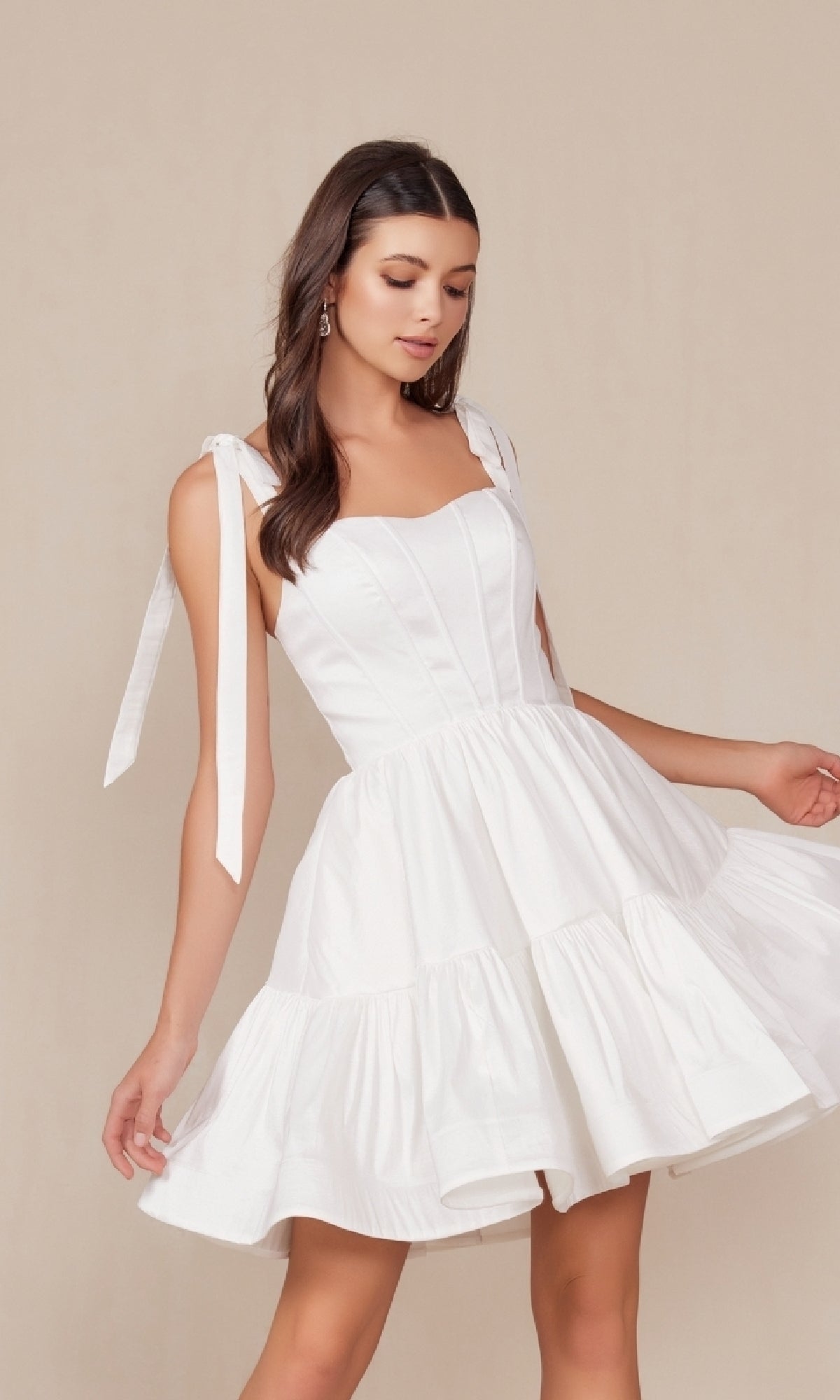 Short Dress t869w by Nox Anabel Short Dress t869w by Nox Anabel