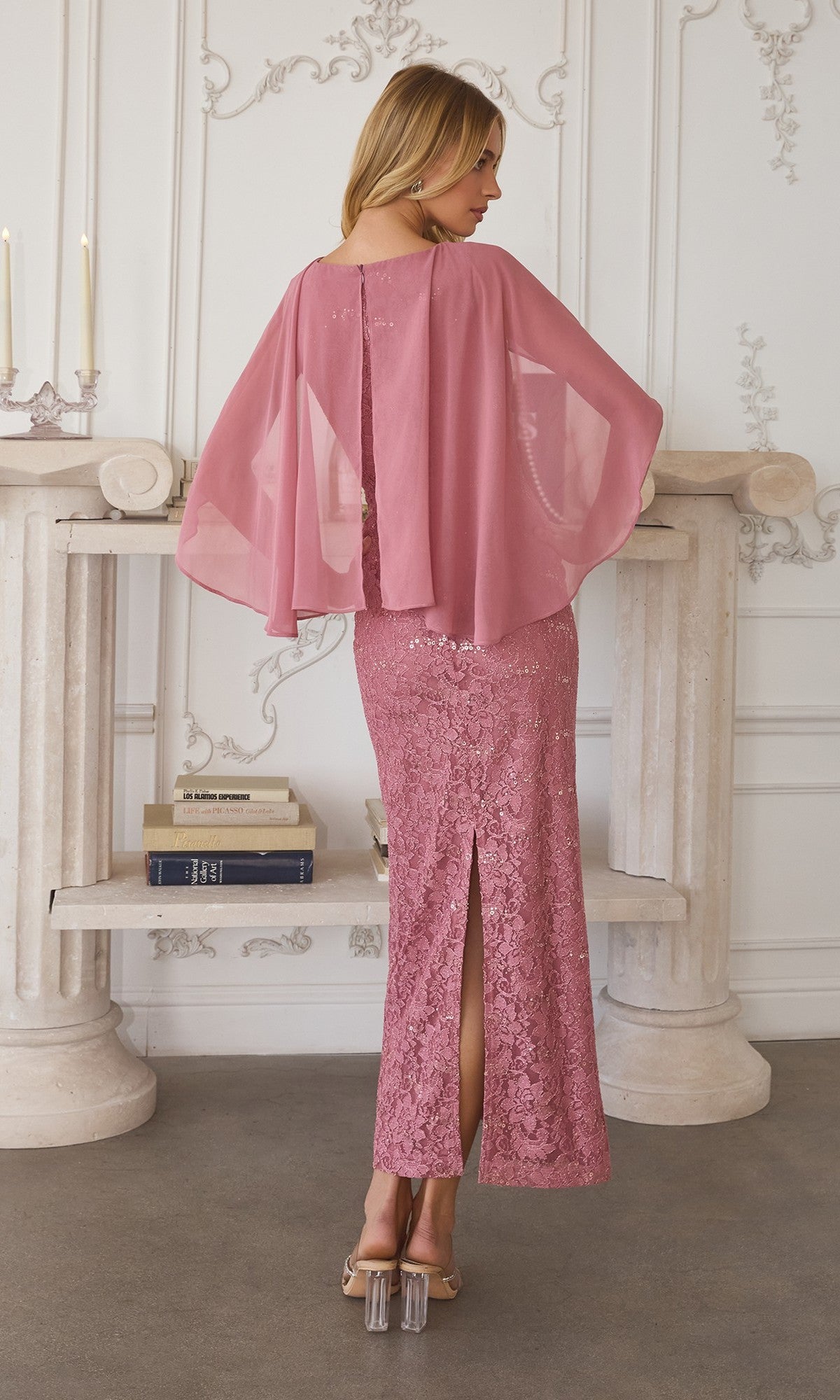 Amoris Tea-Length Wedding Guest Dress T906