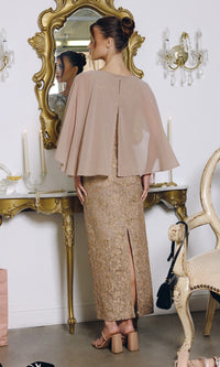 Amoris Tea-Length Wedding Guest Dress T906