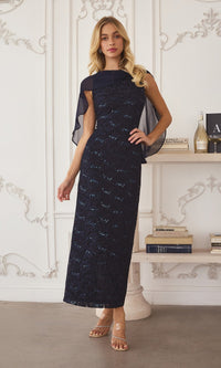 Amoris Tea-Length Wedding Guest Dress T906