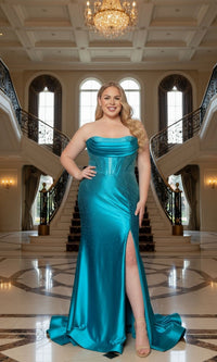 turquoise blue dress plus size Dreams special occasions. Surreal Turquoise Dress: Flattering Design