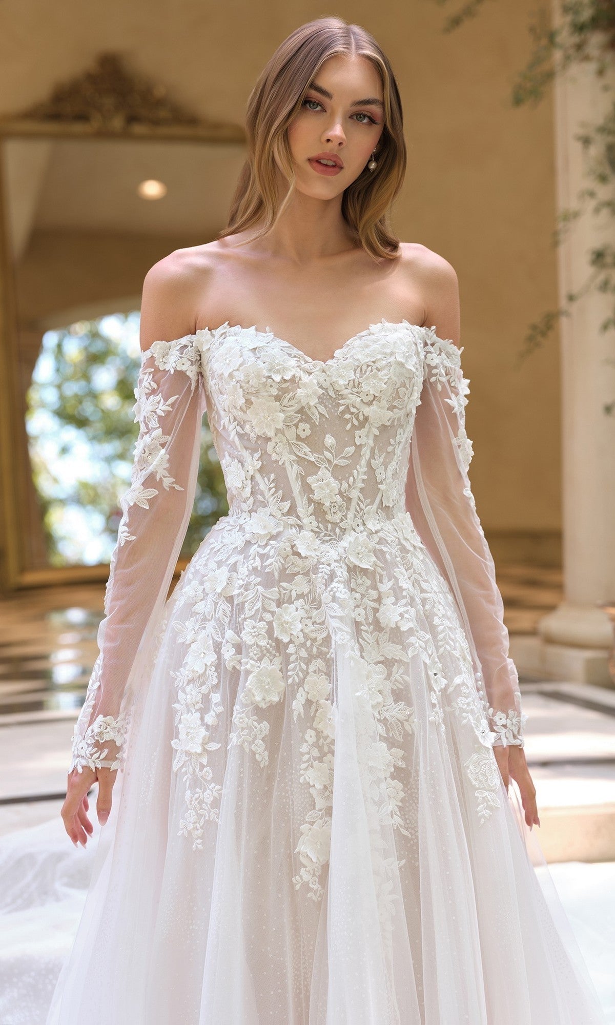 Andrea and Leo Long Formal Dress WL067 - Image