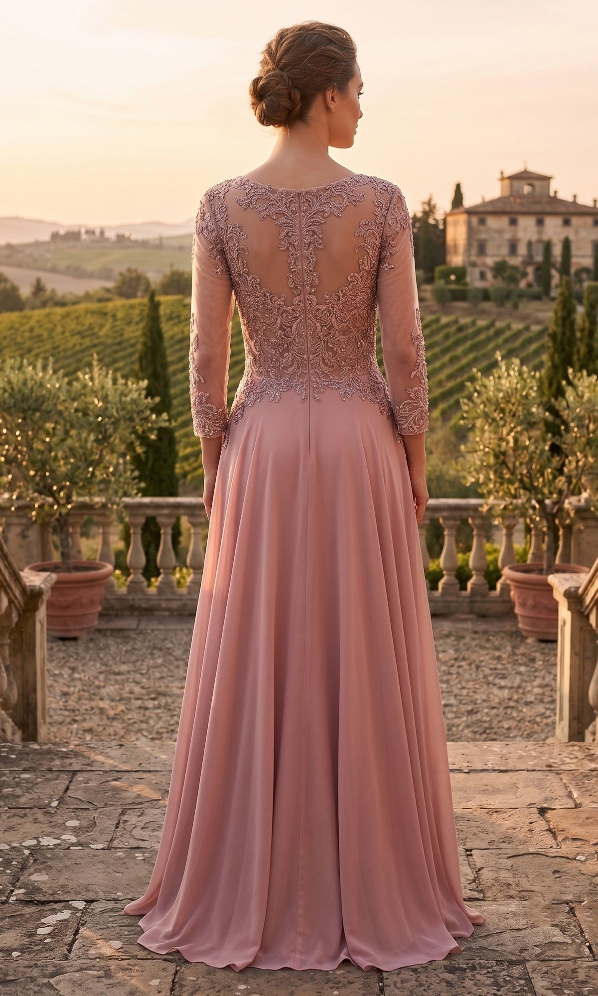 Chicas Long Mother of the Bride Dress XR6014