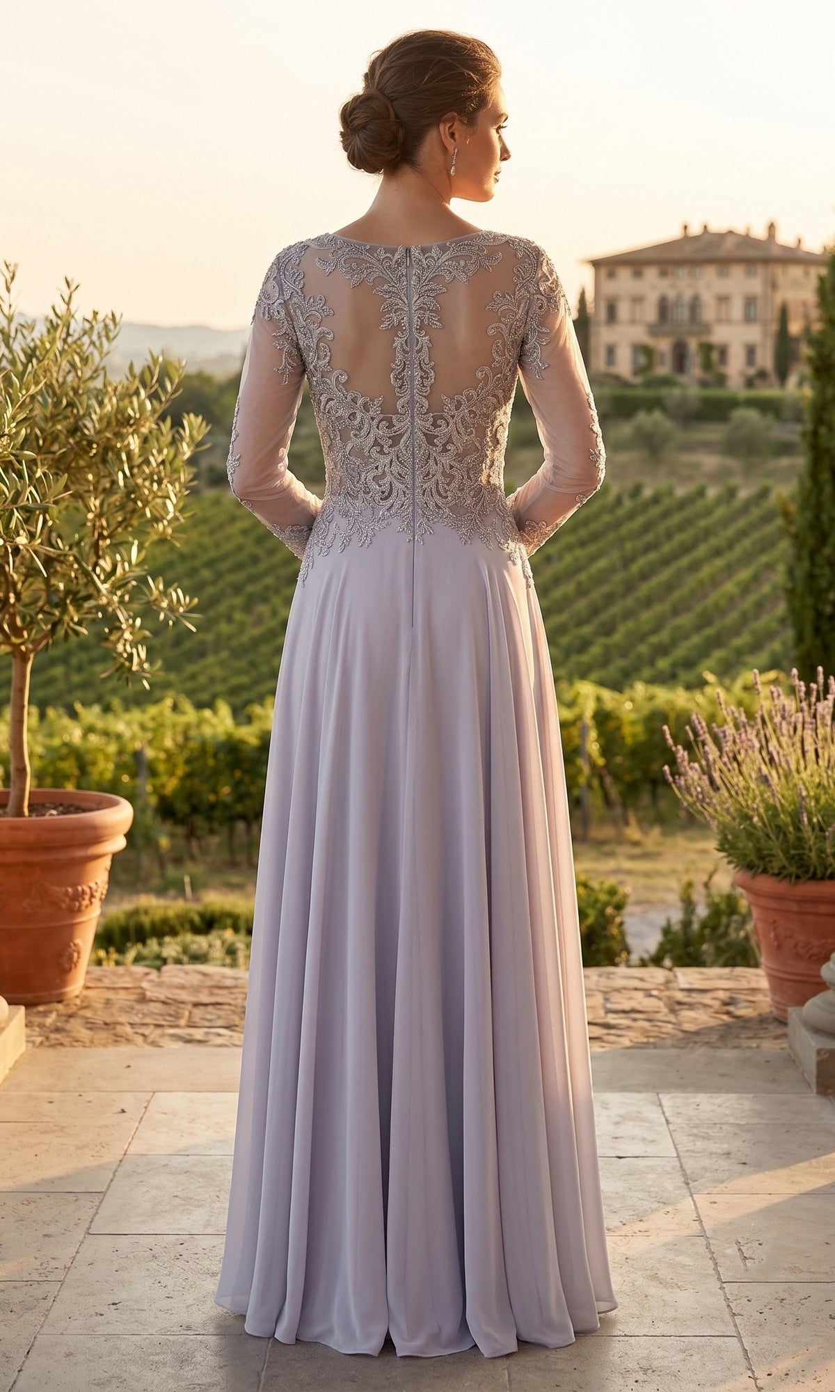 Chicas Long Mother of the Bride Dress XR6014