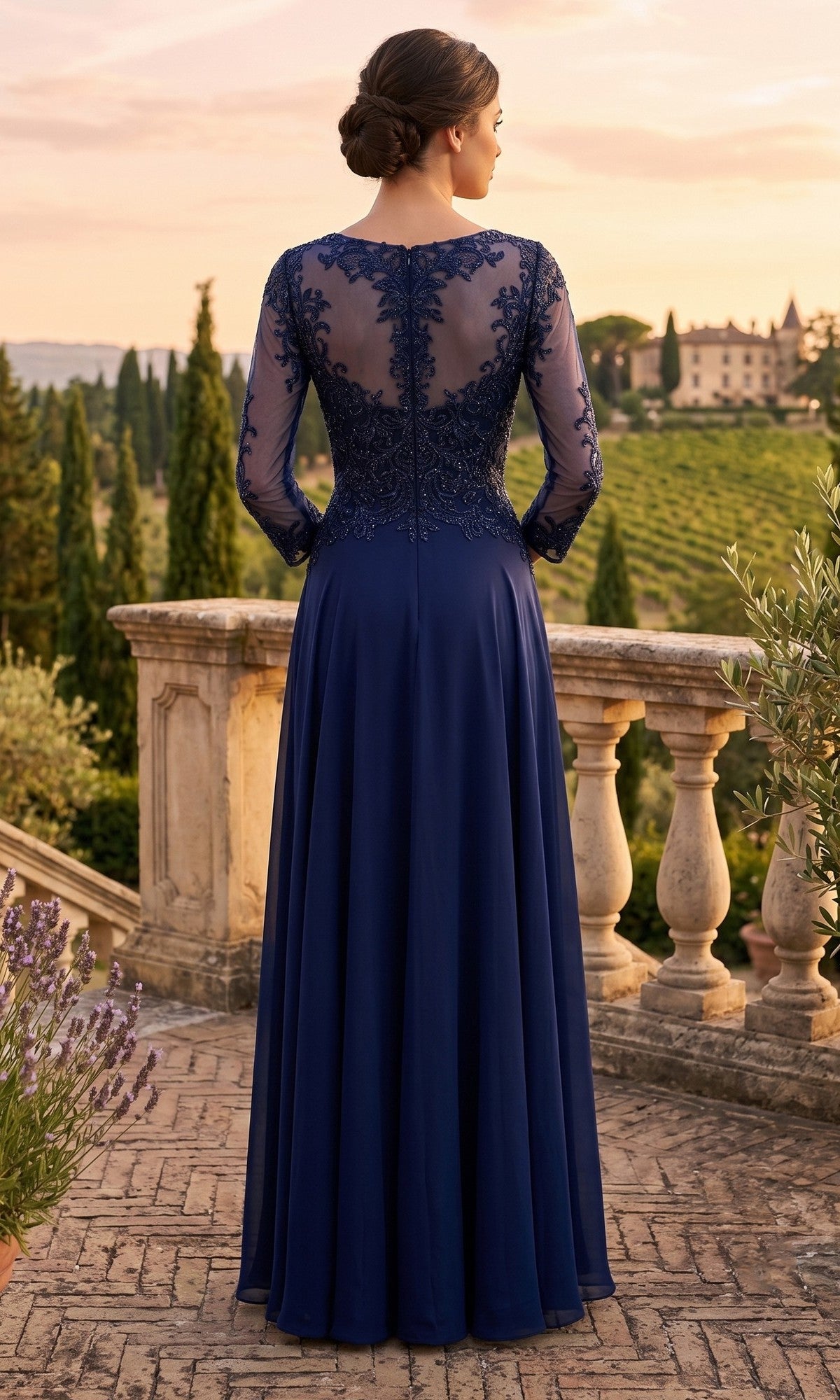 Chicas Long Mother of the Bride Dress XR6014
