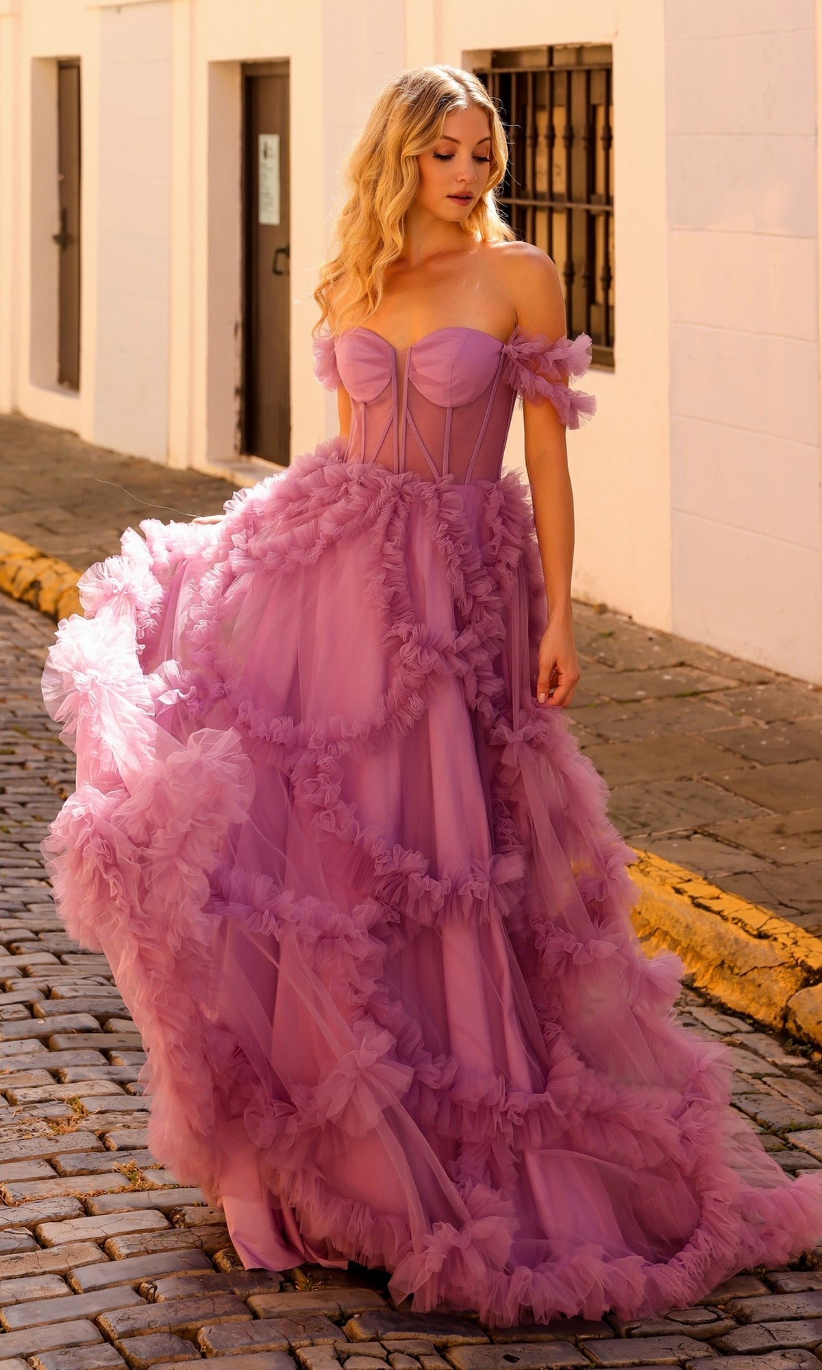 Dusty Lavender Nox Anabel Long Formal Dress Y1472