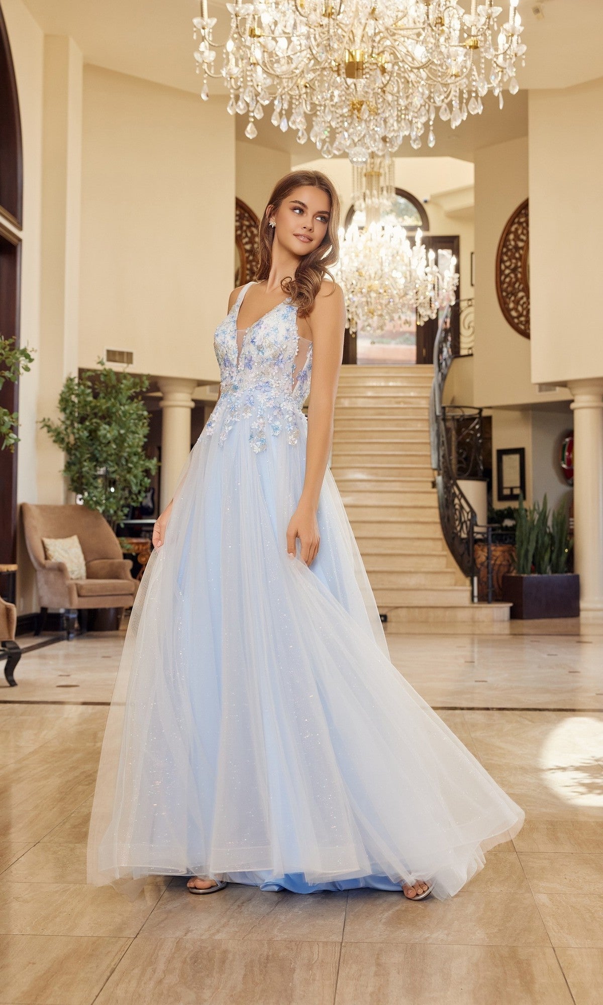 Nox Anabel Long Prom Dress y1799 - Image