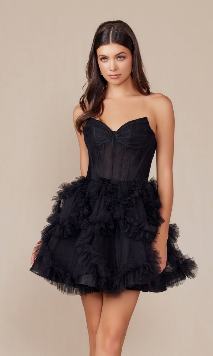 Black Nox Anabel Short Party Dress y859