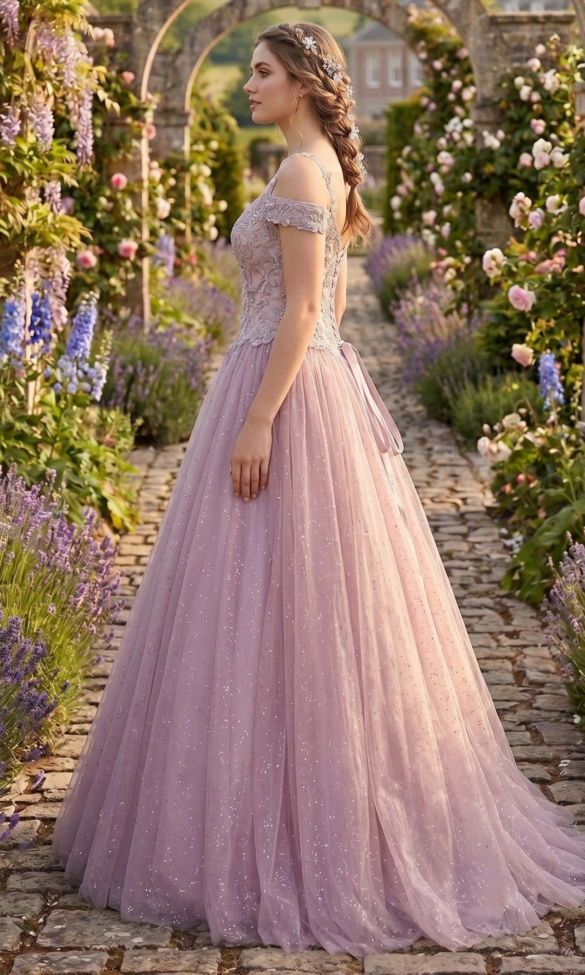 Chicas Long Formal Dress YG5012