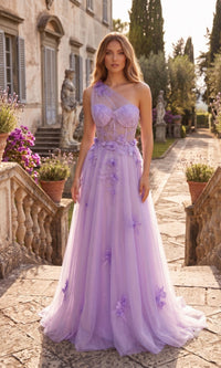 Lilac Chicas Long Formal Dress YG5028