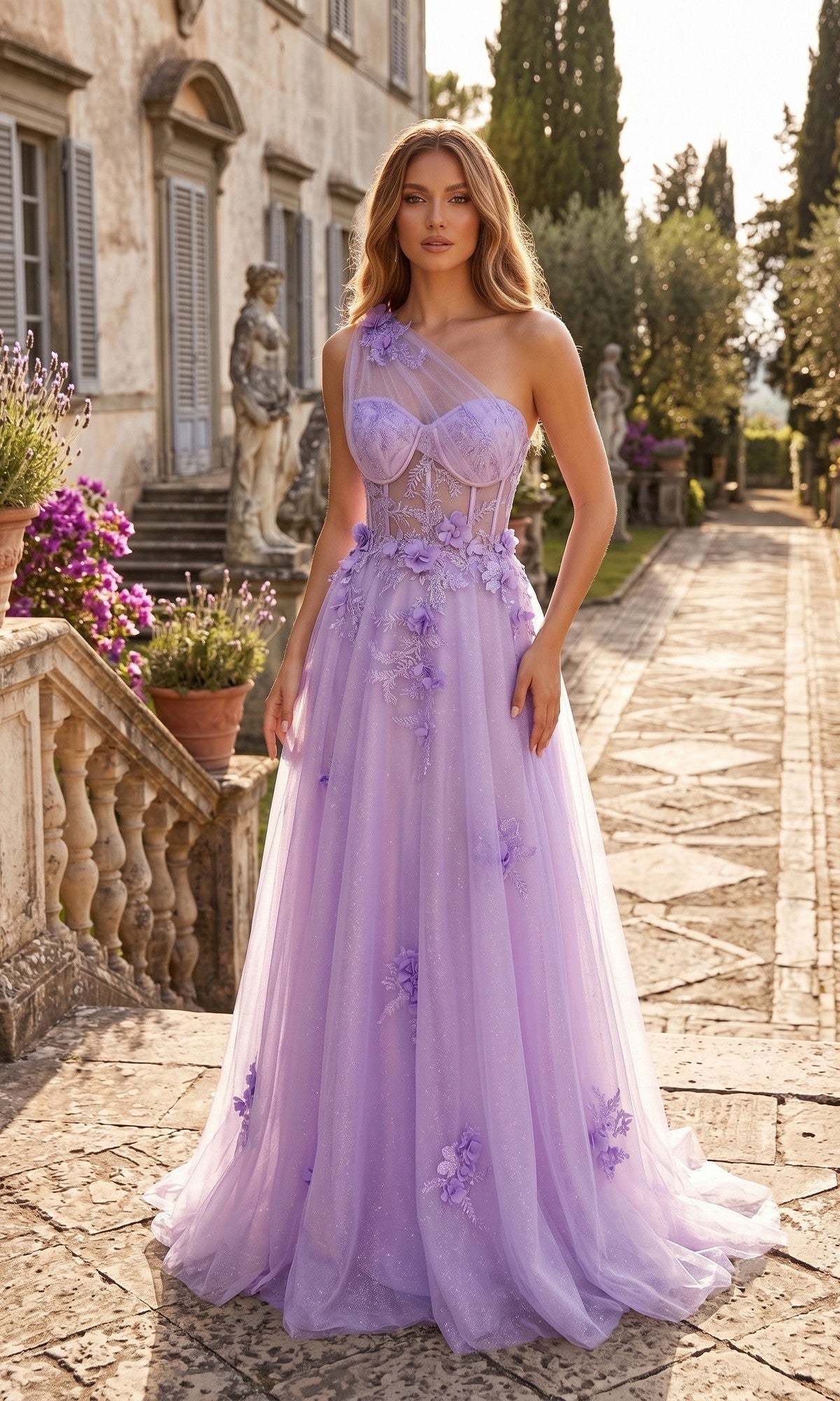 Chicas Long Formal Dress YG5028