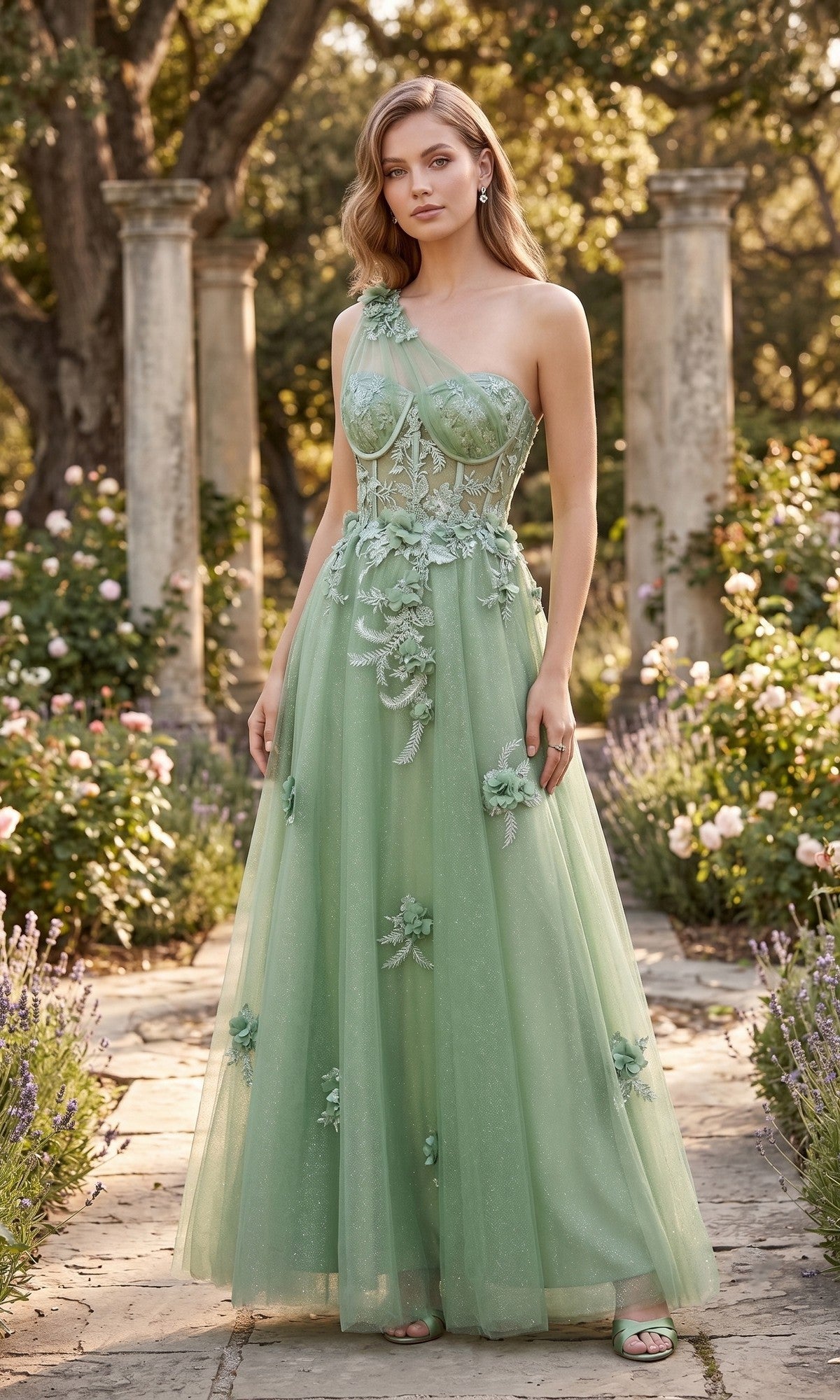 Chicas Long Formal Dress YG5028
