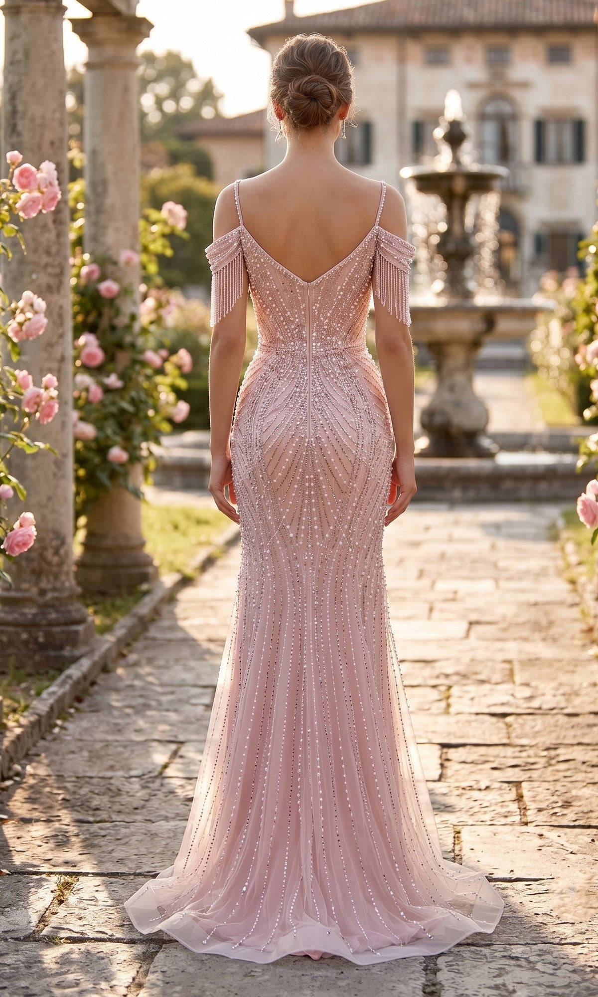 Chicas Long Formal Dress YG5042