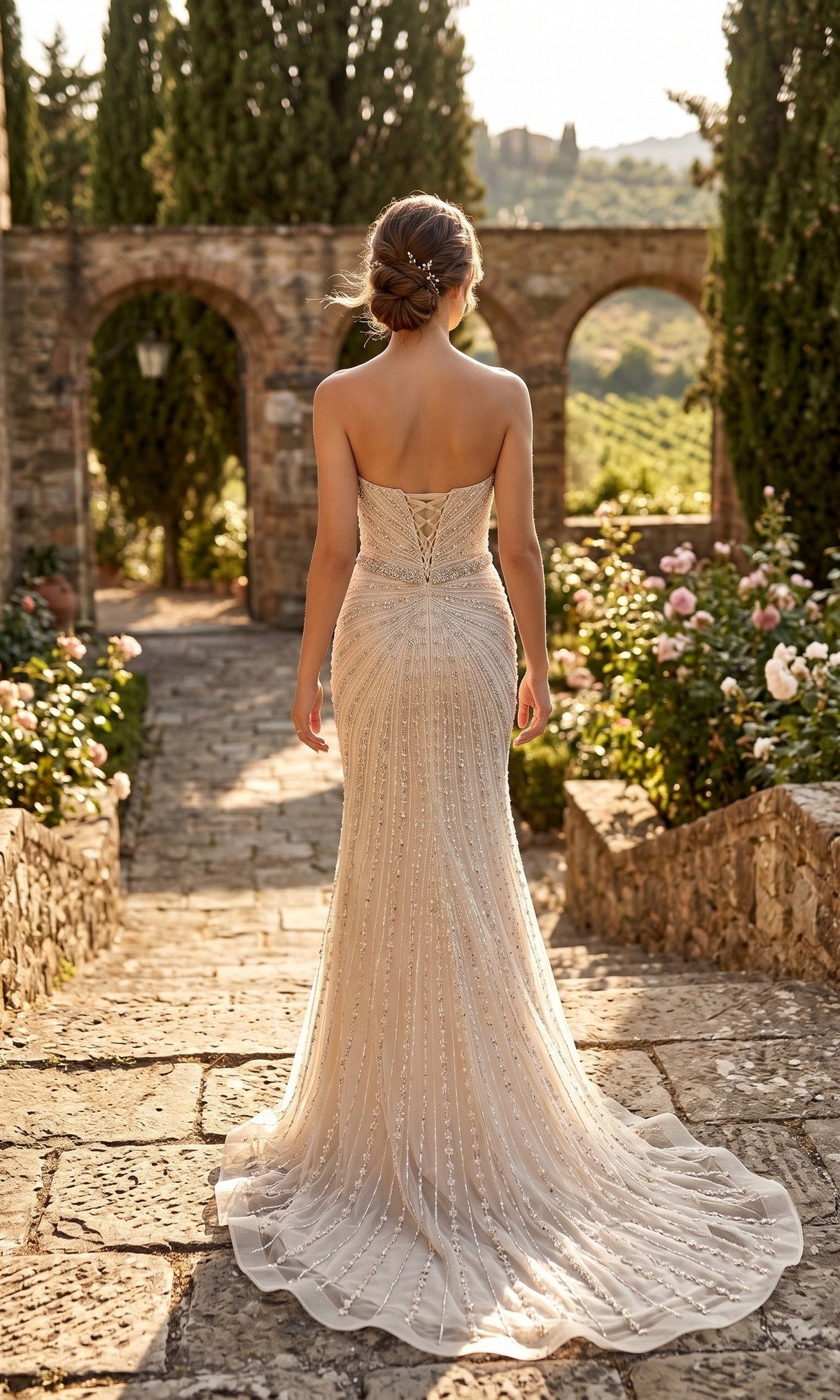 Chicas Long Formal Dress YG5043