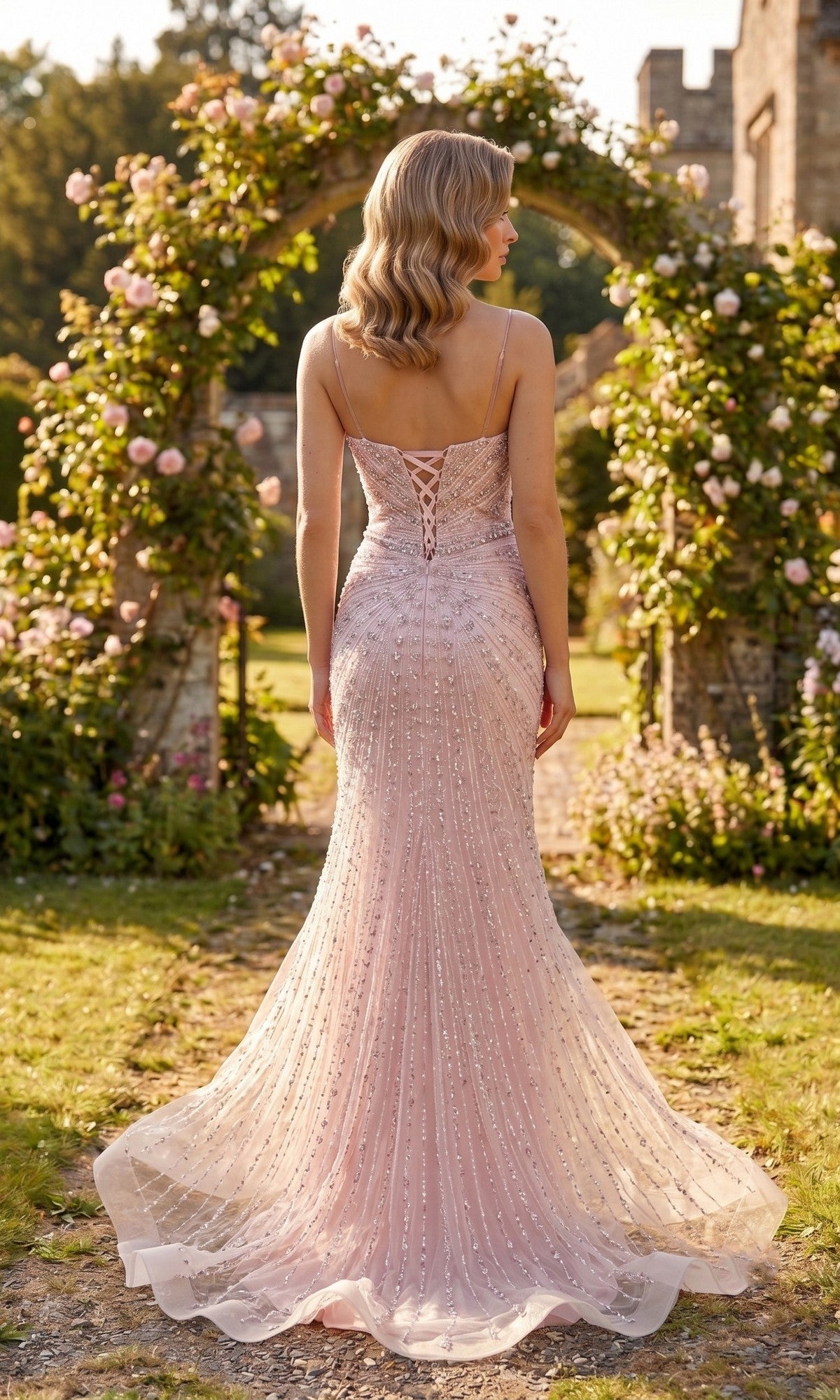 Chicas Long Formal Dress YG5043