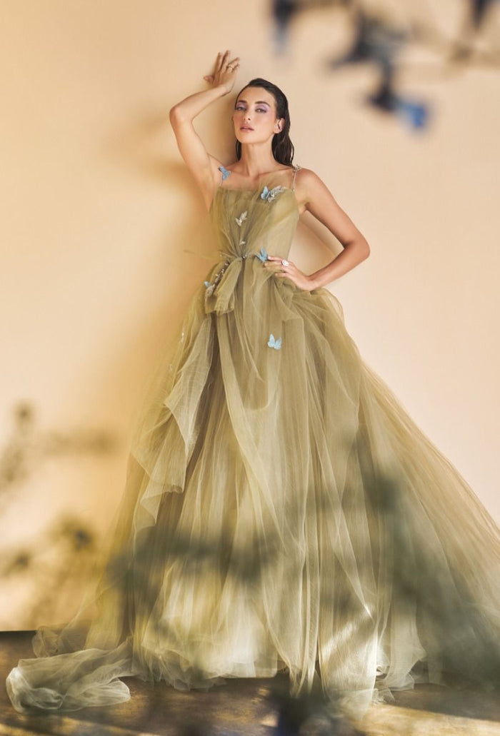 Greenery Formal Long Dress A1113 by Andrea and Leo