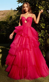 Azalea Pink Formal Long Dress A1238 by Andrea and Leo