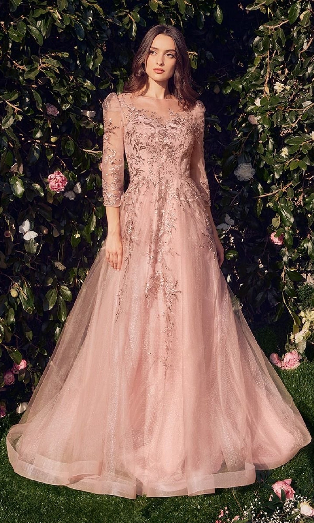 Andrea and Leo A1352 Prom Dress - Dusty Rose | NewYorkDress Andrea and Leo A1352 Prom Dress - Dusty Rose | NewYorkDress