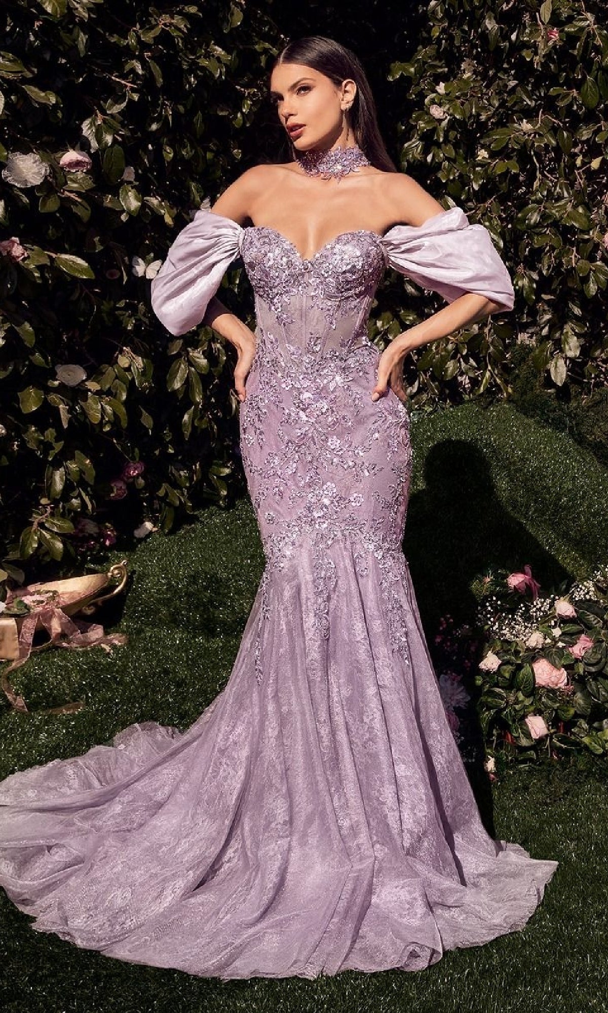 Andrea and Leo Long Formal Dress A1354