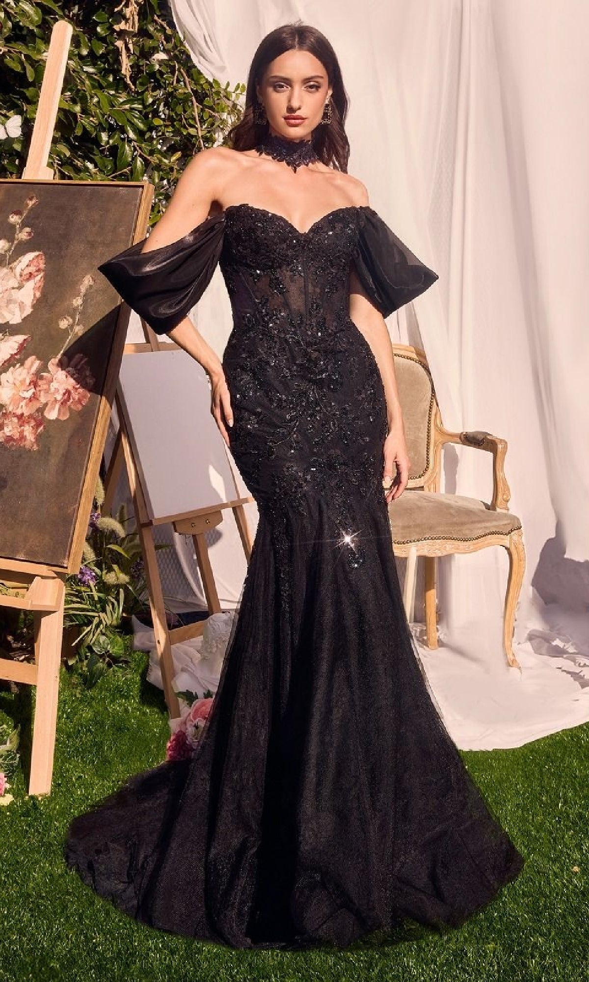 Andrea and Leo Long Formal Dress A1354