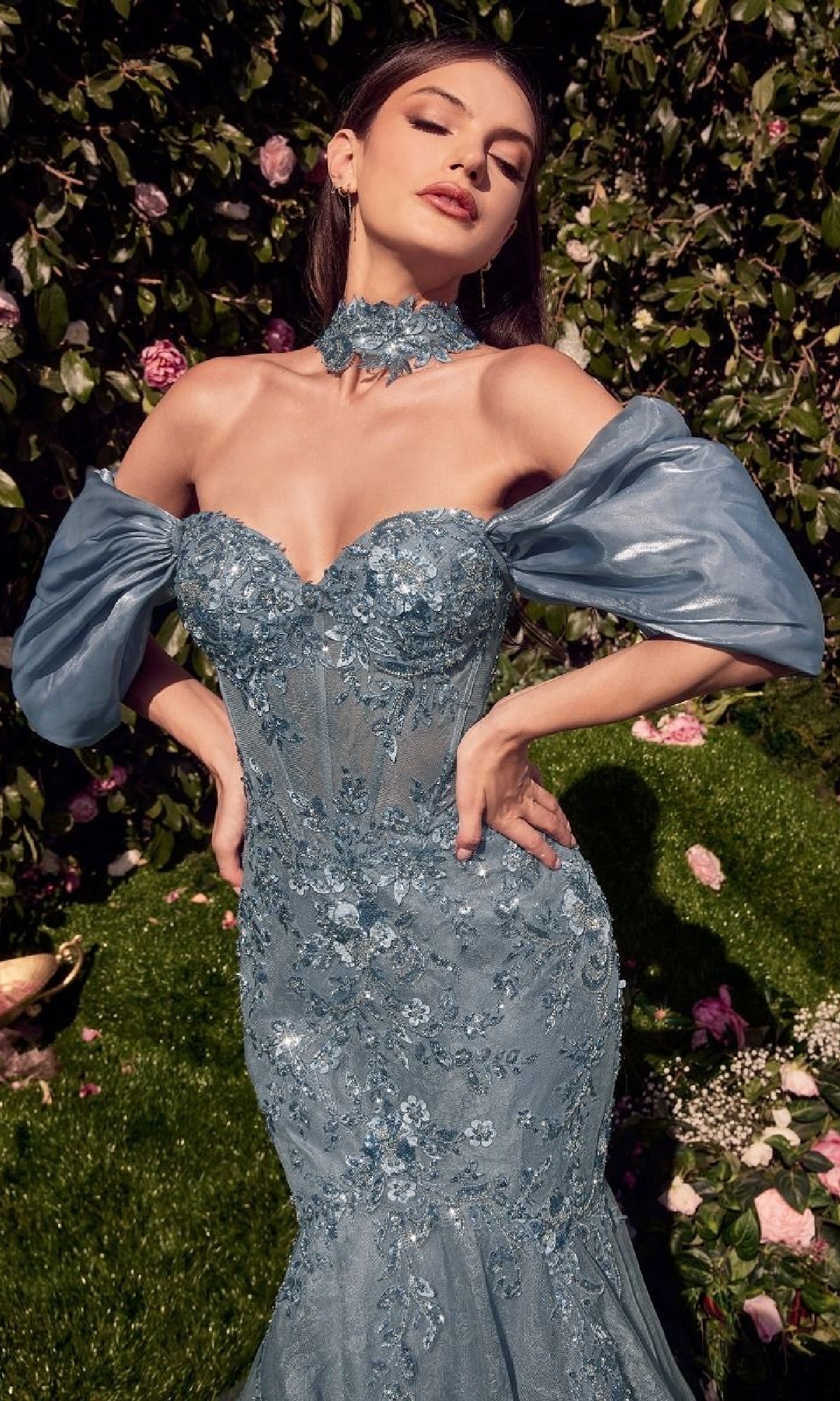 Andrea and Leo Long Formal Dress A1354