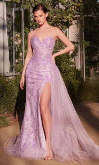 Lavender Andrea and Leo Long Formal Dress a1379
