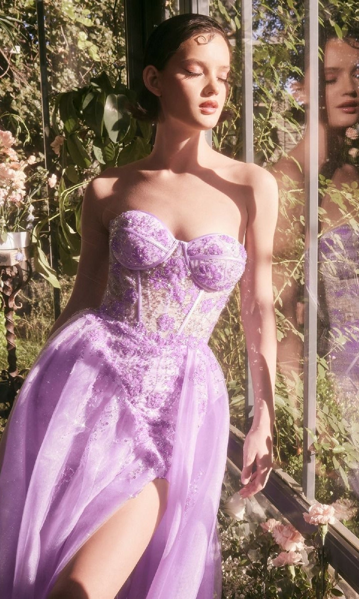 Andrea and Leo Long Formal Dress a1381