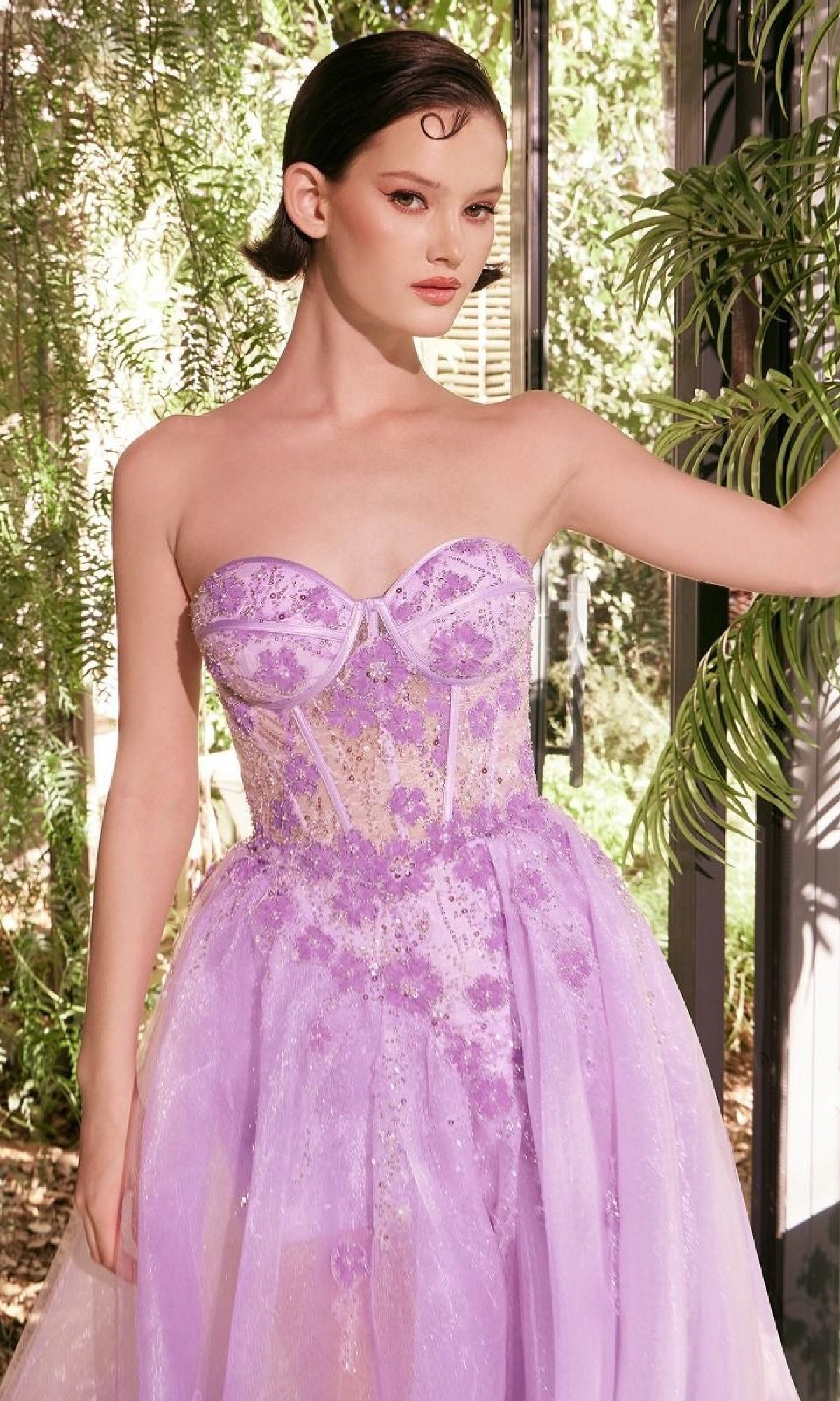Andrea and Leo Long Formal Dress a1381